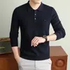 Temporada 2026 Moda Casual Suéter Jacquard con Cuello Polo y Logo en el Pecho, Tejido de Punto, Mayoreo