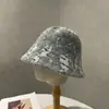 Sombrero de Pescador Tejido Jacquard Retro para Otoño e Invierno para Hombres y Mujeres, Sombrero de Cubeta Versátil de Moda de Nicho con Protección para los Oídos y Cubierta Facial Cálida