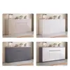 Aparador de Madera Maciza Gabinete de Té de Pizarra Contra la Pared Gabinete de Cocina Moderno Simple Integrado Gabinete de Almacenamiento para Sala de Estar Gabinete de Almacenamiento