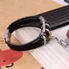 Yiwu joyería al por mayor joyería punk joyería de cuero fábrica directa pulsera de cuero genuino pulsera para estudiante hombre y mujer