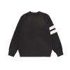 Suéter de punto de bloque de color estilo americano para primavera, cuello redondo, moderno, versátil, nueva prenda de punto casual para hombre, corte holgado