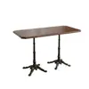 Mesa y Sillas de Comedor Estilo Mid-Century Americano, Sillas de Comedor Francesas, Mesa y Sillas de Cafetería Retro, un Juego Completo de Mesas y Sillas de Comedor Comerciales