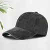 Chapéu de Sol para Exterior de Verão Estilo Coreano com Topo Macio, Boné Duckbill, Boné de Beisebol Vintage Lavado, Chapéu de Sol de Brim Personalizado