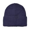 Gorro de punto de color sólido con rayas verticales transfronterizo, gorro deportivo de esquí para otoño e invierno, gorro de cúpula con borde vuelto, gorro de lana cálido europeo y americano