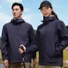 Jaqueta Soft Shell Personalizada Gola Alta Roupa de Trabalho Outono e Inverno Jaqueta de Lã Jaqueta de Grupo para Montanhismo ao Ar Livre Logo Impresso Masculino