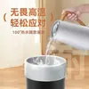 Bolsas de basura pequeñas desechables blancas, de fondo plano, engrosadas para habitaciones de hotel, aptas para uso doméstico, transparentes, 1,000 piezas