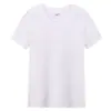 Camiseta publicitaria de color, cuello redondo, manga corta, 190g, personalizable con diseños DIY e impresión, adecuada para uniformes escolares y ropa de grupo
