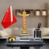 Decorações de Bandeira Vermelha para Mesa de Escritório Moda de Alto Padrão Caneta Criativa para Escrita para Presentear Liderança
