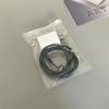 Bolsa de almacenamiento de joyería de PVC transparente con cremallera, conveniente a prueba de polvo, antioxidante, bolsa para cable de datos, bolsa de nuez para texto