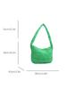 Bolso de mujer, novedad de 2024, estilo coreano, gran capacidad, bordado rómbico, acolchado de algodón, estilo occidental, con un solo hombro y bajo el brazo.