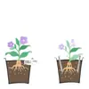Nuevo Tipo de Tubo de Ventilación para Tierra de Maceta, Tubo Transpirable para Prevenir la Pudrición de Raíces, Herramienta Mágica para Ventilación de Tierra de Maceta, Base Extendida de Maceta, Tubo de Fertilización para Flores