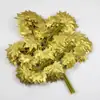 Folhas de Banyan Douradas e Prateadas, Folhas de Ginkgo, Folhas de Bordo, Folhas Verdes, Galhos Artificiais, Decorações de Folhas, Decoração de Casa