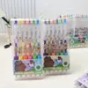 Nuevo Lápiz de Dibujos Animados Lindo Labubu con Purpurina Marcador de Llaves para Estudiantes Resaltador Marcador Stitch Resaltador