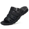 Sandalias de verano para hombre de gran tamaño transfronterizas con correas de hebilla hueca, sandalias casuales de meter, antideslizantes, resistentes al desgaste, versátiles, sandalias de hombre de alta gama
