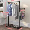 Tendedero de ropa simple de pie para dormitorio, Barra de ropa plegable para el hogar, Tendedero para balcón interior, Perchero para secar ropa, Armario