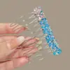 Pente de cabelo penteado de cabeça para baixo novo grampo de cabelo com franja de laço antiderrapante caveira alta estiloso moderno grampo de cabelo lateral com mechas acessório de cabelo