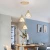 Candelabro de Restaurante Sencillo con Tres Cabezales, Iluminación Comercial para Tiendas, Iluminación de Barra de Hierro Artística Nórdica de Diamante, Control Inteligente