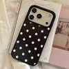 Ins Coreana Lunares Femenina Banda Adhesiva Alta Adecuada para Manzana 17Promax Funda de Teléfono Móvil Iphone16 Soporte 15/14