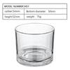 Venta al por mayor al contado 5451 Vaso para vela 50ml Portavelas de vidrio Tarro de vidrio Copa de vidrio para aromaterapia Vaso para vela