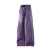 Pantalones de Exterior Woodpecker para Hombre y Mujer Otoño e Invierno 2025 Nuevos Pantalones Casuales Gruesos de Pierna Ancha Holgados para Trabajo y Senderismo