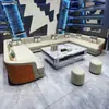 Combinação de Sofá e Mesa de Centro para KTV Luxo Leve Bar Home Theater Clube Sala de Festa Sala Privada Cabine U