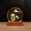 Luz Nocturna de Cielo Estrellado de Astronauta Adorno Luminoso Tallado en Cristal 3D Regalo Creativo Luz de Ambiente para Dormitorio Regalo de Cumpleaños