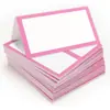 Cartão de Mesa com Moldura Colorida Amazon Mais Vendido Cartão de Assento Casamento Cartão de Nome Ebay, Wish Decoração de Mesa Pequena Tenda