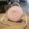 Bolsas para Mulheres 2025 Novo Estilo Carta Bordada Bolsa Transversal Ombro Pequena Redonda Casual Bolsa para Celular Bolsa de Ombro para Presente de Exportação