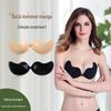 Cross-border Mango Cup adesivos peitoral respirável push-up peito exibir silicone invisível sutiã antiderrapante para noiva feminina vestido de noiva