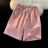 Sempre em estoque, novos shorts esportivos de basquete de verão para homens, calças finas de seda gelada de secagem rápida, shorts casuais até o joelho
