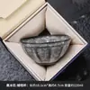 Taza de Hielo Negra Master Taza Individual Gran Capacidad Cerámica Personal Hielo Agrietado Taza de Té Kung Fu Taza de Té Pequeña Tazón de Té