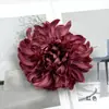 Estilo Estampa de Flor Artificial Crisântemo Garra de Dragão Mil Camadas DIY Cabeça de Crisântemo de Seda Dourada Decoração de Casa Flor Artificial Fotografia Arranjo Floral Ornamento
