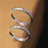 Anillo Abierto Sencillo Estilo Vintage, Anillo con Mantra de Seis Sílabas Sánscrito de Tíbet de Plata Pura 99, Anillo de Bendición y Protección para Mujer