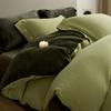 Juego de Cuatro Piezas de Hilo de Doble Capa Leche Terciopelo Otoño e Invierno Engrosado Cálido Cubrecolchón de Terciopelo Coral Sábanas y Sábanas Ajustables Ropa de Cama de Terciopelo de Algodón