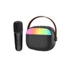 Altavoz con micrófono para auriculares Bluetooth K30, sistema de audio todo en uno para cantar, con micrófono desmontable y subwoofer
