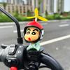 Bateria de carro elétrico carro bicicleta motocicleta decoração pequenos acessórios fofo novo enfeites de guidão boneca pato amarelo