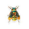 Broche de Abeja Insecto Lanhao Estilo Coreano Estéreo Moda Aleación Esmalte Completo Diamante Broche para Mujer Accesorios Corsage Mayoreo