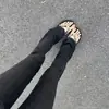 Chanclas de cuña estilo coreano con plataforma gruesa y pedrería para mujer, Novedad Verano 2026, Antideslizantes, que aumentan la altura, Sandalias para vacaciones en la playa