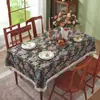 Mantel de Mesa Bohemio de Estilo Étnico Retro Mantel Americano de Tejido Jacquard Mantel Rectangular Mantel para Mesa de Centro