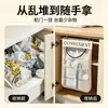 Red de almacenamiento de bolsas de plástico para colgar en la pared para puertas de gabinetes del hogar, organizador y herramienta de almacenamiento de bolsas de basura de gran capacidad