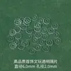 Xiao Accesorios Espaciadores de Silicona Transparente Ultra-Delgados Perla Cristal Oro Plástico Espaciador Cuentas Espaciadoras Cuentas Espaciadoras Juguete