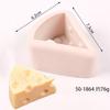 Molde de Silicone Triangular Queijo Formato de Queijo Criativo Artesanal Redondo Quadrado Vela Aromática Cola Gesso Ornamento