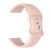 Adequado para Samsung/Huawei/Garmin Cor Sólida Fivela de Oito Caracteres Fivela Borboleta Pulseira de Relógio Esportivo de Silicone 20/22mm Universal