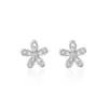 Pendientes Pequeños, Exquisitos, Modernos, con Diseño Retro de Flor Recortada, Pendientes, Elegantes, Normcore y Pendientes de Diseño Personalizado