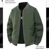 Nueva chaqueta tipo piloto estilo americano para primavera y otoño 2026, delgada para hombre, moderna, de corte holgado, chaqueta de béisbol