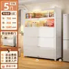 Gabinete de Almacenamiento para Cocina, Aparador, Gabinete de Almacenamiento, Estante Multifuncional de Piso con Puertas para Horno de Microondas y Utensilios de Cocina