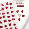 Flash Ano Novo joias de unha chinesas vermelhas atacado Amor vermelho quadrado gordo Fundo pontudo oval em forma de broca de unha de vidro