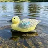 Modelo de Pato Isca de Simulação para Jardim Externo Personalizado Ornamento para Paisagismo de Jardim Plástico PE Moldado por Sopro Pato de Caça Flutuante
