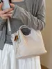 Yuezhi 2026 Verano Nueva Moda Bolso Tejido de Gran Capacidad Bolso Cubo de Gama Alta Bolso Cruzado Casual para el Trabajo