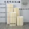 Nueva mesa de postre cilíndrica de papel plegable para bodas, con columna romana, guía de caminos, área de recepción, fiesta de cumpleaños, diseño de ventana